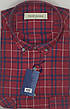 Чоловіча сорочка кашемір (Туреччина) Palmen vd-0133 у клітинку, картата сорочка червона тепла картата класика, фото 8