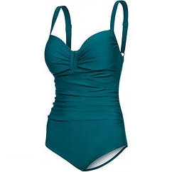Жіночий суцільний купальник Aqua Speed Olivia 38 Темно-зелений, 2233663 — 369