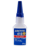 Цианоакрилатний моментальний клей Loctite 416 (20 мл) загального призначення з високою в'язкістю на етиловій основі