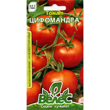 Насіння томату середньостиглого, високорослого «Цифомандра» (0,15 г) від ТМ «Велес», фото 1