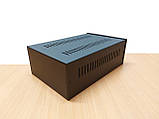 Корпус металевий MiBox з алюмінієвою панеллю MB-22 (Black) (Ш170 Г267 В90) чорний, фото 5
