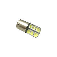 Led лампа ba15s 12 smd 24V в место P21W в силиконе Белая