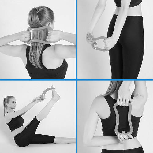 Кольцо для йоги и пилатеса Dobetters Yoga Y2 Blue тренажер круг "Lv ...