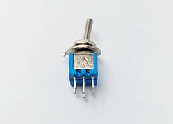 Тумблер мікро 2x2 (6c), SMTS-202, 8.1x9.3x7мм, ON-ON, 3А 125VAC