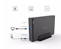 Зовнішня кишеня Orico 7688U3 для 3.5" HDD USB 3.0 оригінал, фото 3
