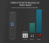 Зовнішня кишеня Orico 7688U3 для 3.5" HDD USB 3.0 оригінал, фото 11