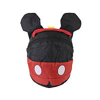 Детский рюкзак Lesko W640 Mickey Mouse дошкольный с ремешком анти-потеряшкой для прогулки "Lv"