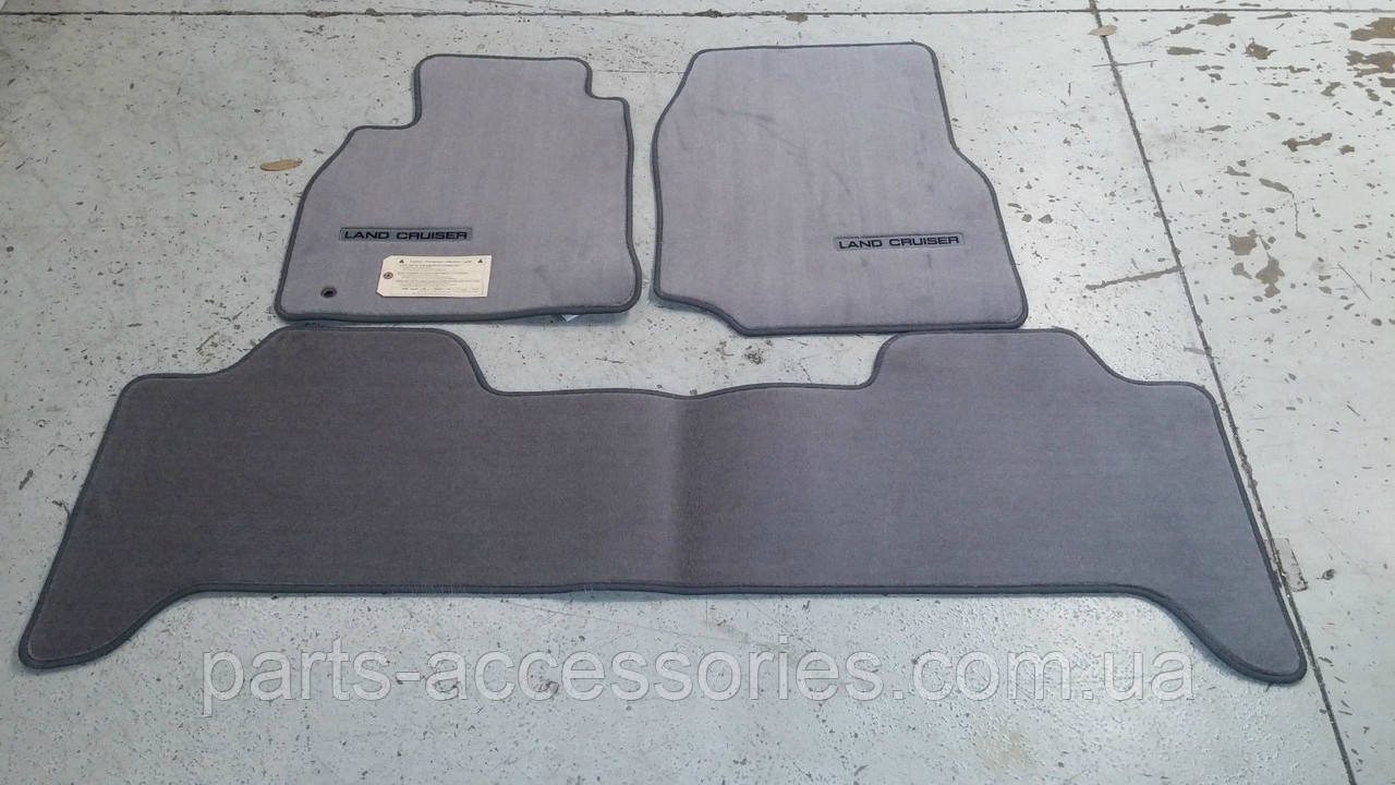 Toyota Land Cruiser 100 1997-2003 Комплект велюрових килимків килимки сірі Нові Оригінал