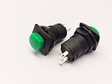 Кнопка DS-225 ЗЕЛЕНА без фіксації, OFF-(ON), 1A/250VAC, 2pin, фото 3