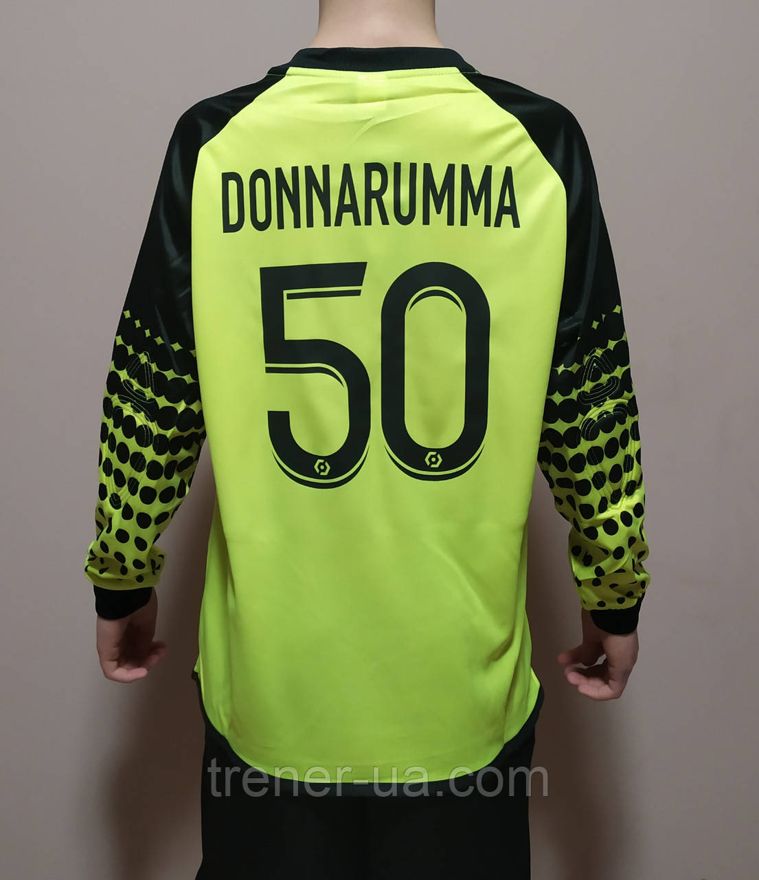 Воротарська форма PSG DONNARUMMA 50/голкіпер/форма воротаря юніор/дитяча форма воротара/комір/комір/