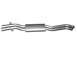 Резонатор BMW 3 E46 3.0 D, 03/03-02/05 (03.134) Polmostrow алюминизированный