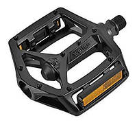 Педалі B249DU 9/16 BORON 2DU SYSTEM, ONE PIECE ALLOY PEDAL ED BLACK, BS REFL. OEM