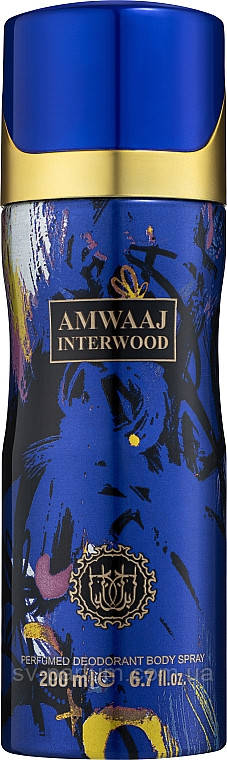 Парфумований дезодорант жіночий Amwaaj Interwood 200ml