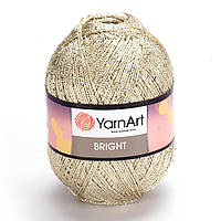 YarnArt BRIGHT (Брайт) № 120 светло золотой с люрексом (Пряжа, нитки для вязания)