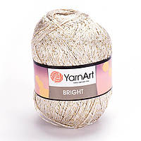 YarnArt BRIGHT (Брайт) № 101 перламутрове золото з люрексом (Пряжа, нитки для в'язання)