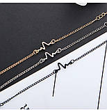 Браслет серцебиття кардіограма ритм серце Love, фото 3