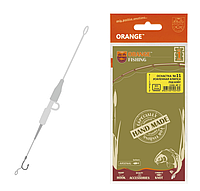 Оснастка Карповая № MF11 Secure Clip Leadcore без груза (C20) Готовые карповые монтажи orange