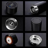 Термос T-BOTLLE 919 термос з індикатором температури 0.5 л, фото 5