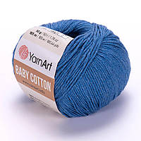 YarnArt BABY COTTON (Бейби Коттон) № 447 джинс (Пряжа полухлопок, нитки для вязания)