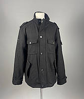 Пальто стильне Benzini на замку, чорне, розмір XL, чудовий стан