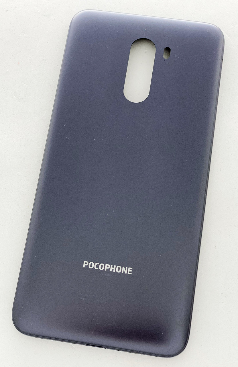Задня кришка для Xiaomi Pocophone F1, чорна, Graphite Black, фото 1