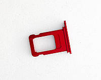 Лоток для сім карти для iPhone XR, червоний, на одну Sim-карту