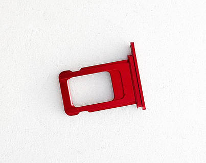 Лоток для сім карти для iPhone XR, червоний, на одну Sim-карту