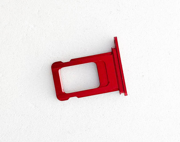 Лоток для сим карты для iPhone XR, красный, на одну Sim-карту (ID ...