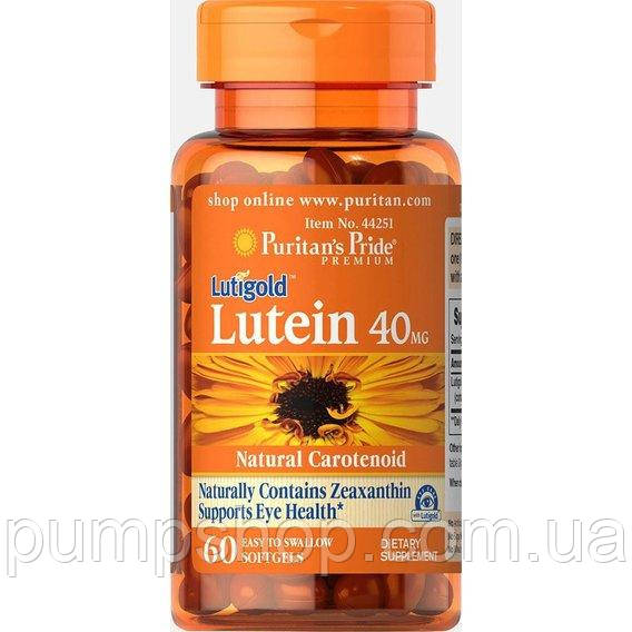 Вітаміни для очей Puritan's Pride Lutein 40 мг with Zeaxanthin 60 капс.