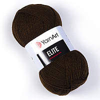 Yarnart ELITE (Элит) № 05 коричневый (Пряжа акриловая, нитки для вязания)