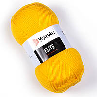 Yarnart ELITE (Элит) № 32 желтый (Пряжа акриловая, нитки для вязания)