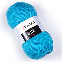 Yarnart ELITE (Элит) № 45 бирюза (Пряжа акриловая, нитки для вязания)