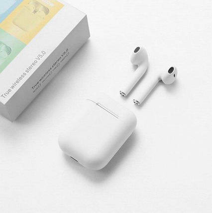 Бездротові bluetooth-навушники inPods 12 V5.0 з кейсом, фото 1