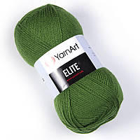 Yarnart ELITE (Еліт) № 248 зелений (Пряжа акрилова, нитки для в'язання)