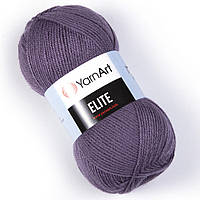 Yarnart ELITE (Еліт) № 852 фіолетовий (Пряжа акрилова, нитки для в'язання)