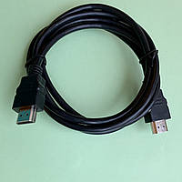 Кабель HDMI, ver. 1.4, довжина 1,5 метра, колір чорний