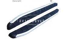 Бокові підніжки Kia Sportage 2016-2019 - style: Cayenne