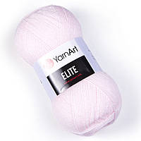 Yarnart ELITE (Еліт) № 853 ніжно-рожевий (Пряжа акрилова, нитки для в'язання)