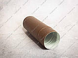 Труба водостійка Ø100 мм зі сталі з полімерним покриттям мат завтовшки 0.45 мм — довжина до 1.25 м, фото 3