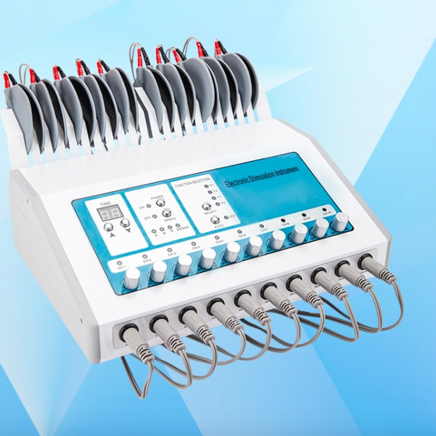 Міостимулятор для тіла Electronic Stimulation професійний з підставкою для електродів