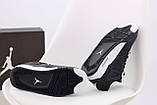 Чоловічі кросівки Nike Air Jordan 4 Retro, чорні шкіряні кросівки найк аір джордан 4 ретро аїр, фото 9