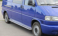 Пороги боковые (подножки-площадка) Volkswagen T4 (1990-2003) короткая база Ø50