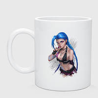Кружка с принтом «Jinx»