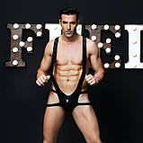 Чоловічий еротичний костюм "Відвертий Фред" One Size Black SO2295, фото 3