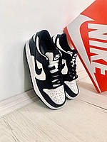 Кроссовки повседневные мужские Dunk Low Black White Retro черные Найк 44