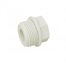 Заглушка PPR Blue Ocean з різьбленням 20х1/2" НР