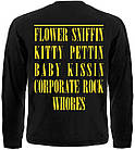 Футболка з довгим рукавом Nirvana "Corporate Rock Whores", Розмір XL, фото 2