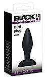 Силіконовий анальний затор Black Velvets Butt Plug Small, фото 5