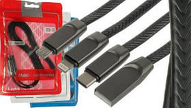 Кабель  USB /Micro USB  XTX-V8 Black (пакет)