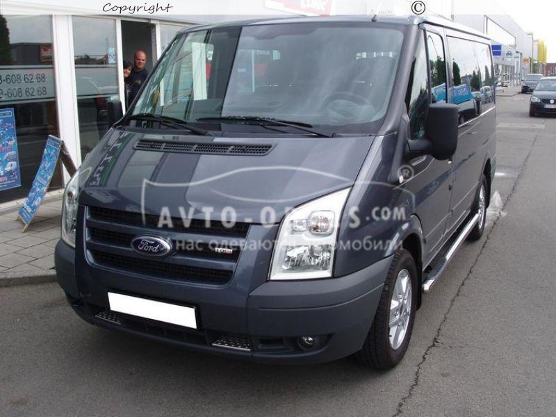 Боковые трубы 70мм Ford Transit 2006-2014, L1/L2/L3 база: короткая база - фото 5 - id-p5995844